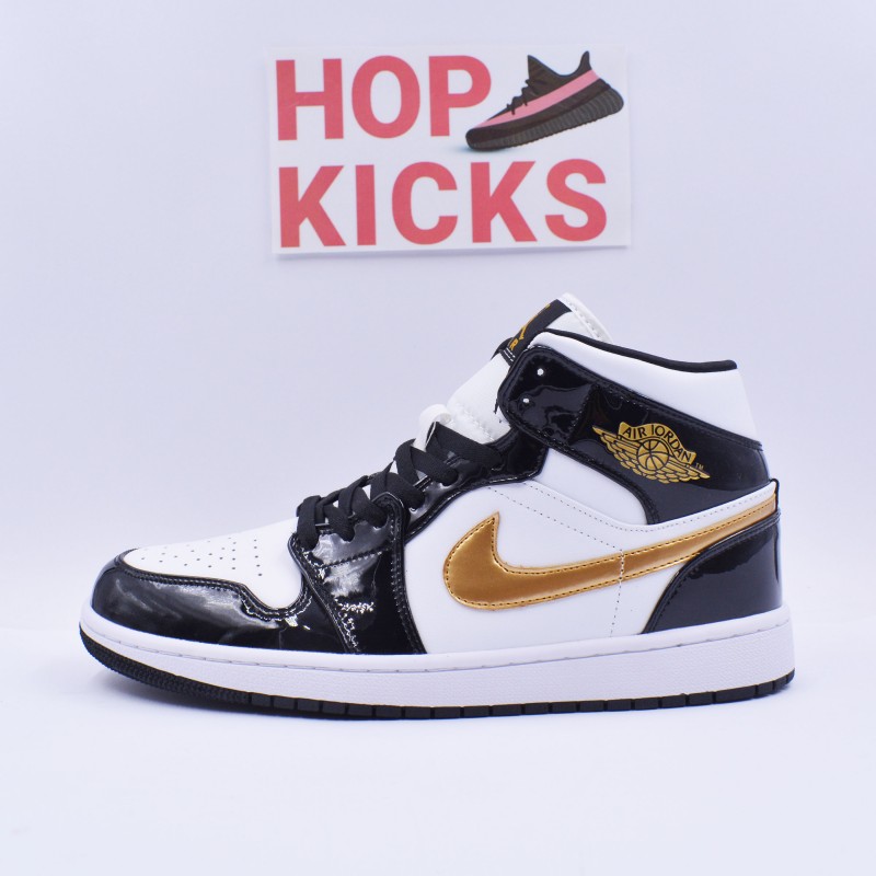 nike air jordan 1 patent leather gold